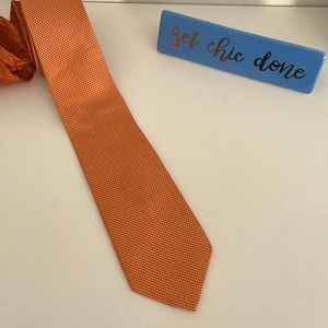 MICHAEL KORS ORANGE SILK TIE
